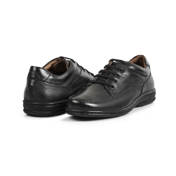 Sapato Masculino Diabético Line Zen Couro Marinho