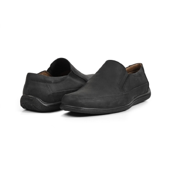 Sapato Masculino Lounge Couro Preto